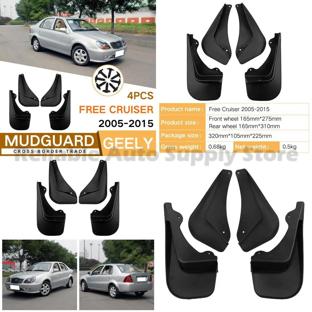 

For Geely Free Cruiser 2005-2015 Mudguard Fender Flare Auto Body Trim Car Styling Accessories Premium Quality Durable Protection