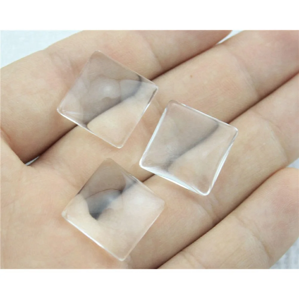 Findings For Diy Graduation Accessories Parts Jewelry And Accessories Transparent Flat Back Glass Cabochon