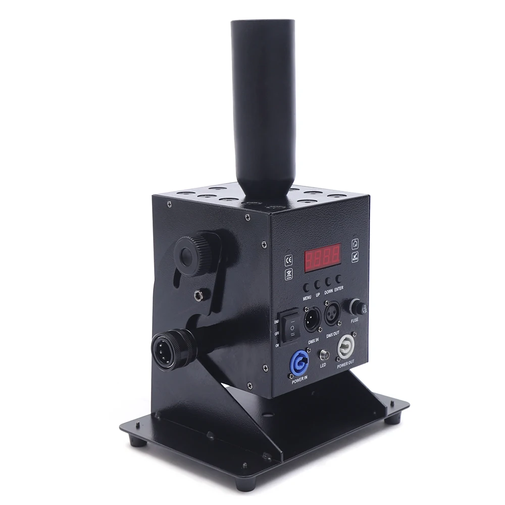 

CO2 Jet Machine DMX512 Control 26ft High Spray со светодиодной подсветкой RGB Stage Fogger Smoke Machine для вечеринки DJ