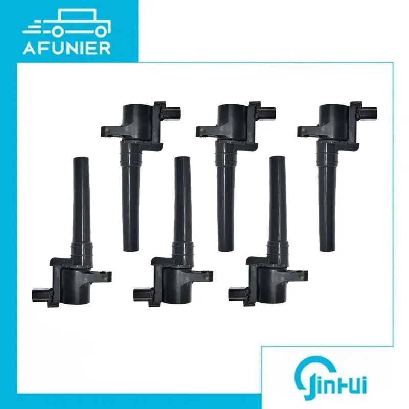 6Pcs Ignition Coil For Aston Martin DBS DB9 Rapide Virage 6.0L OE No.:4G43-12A366-AA,4G4312A366AA