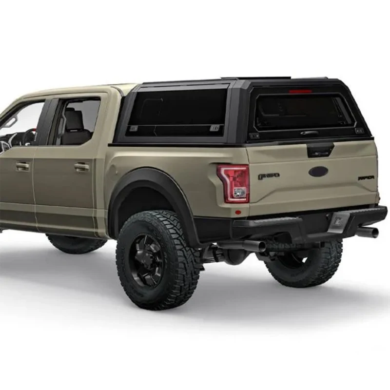 

KQX 4x4 Heavy Duty High Aluminum Pickup Truck Canopy Camping Outdoor Canopy Topper for Chevrolet Silverado 2012-2023