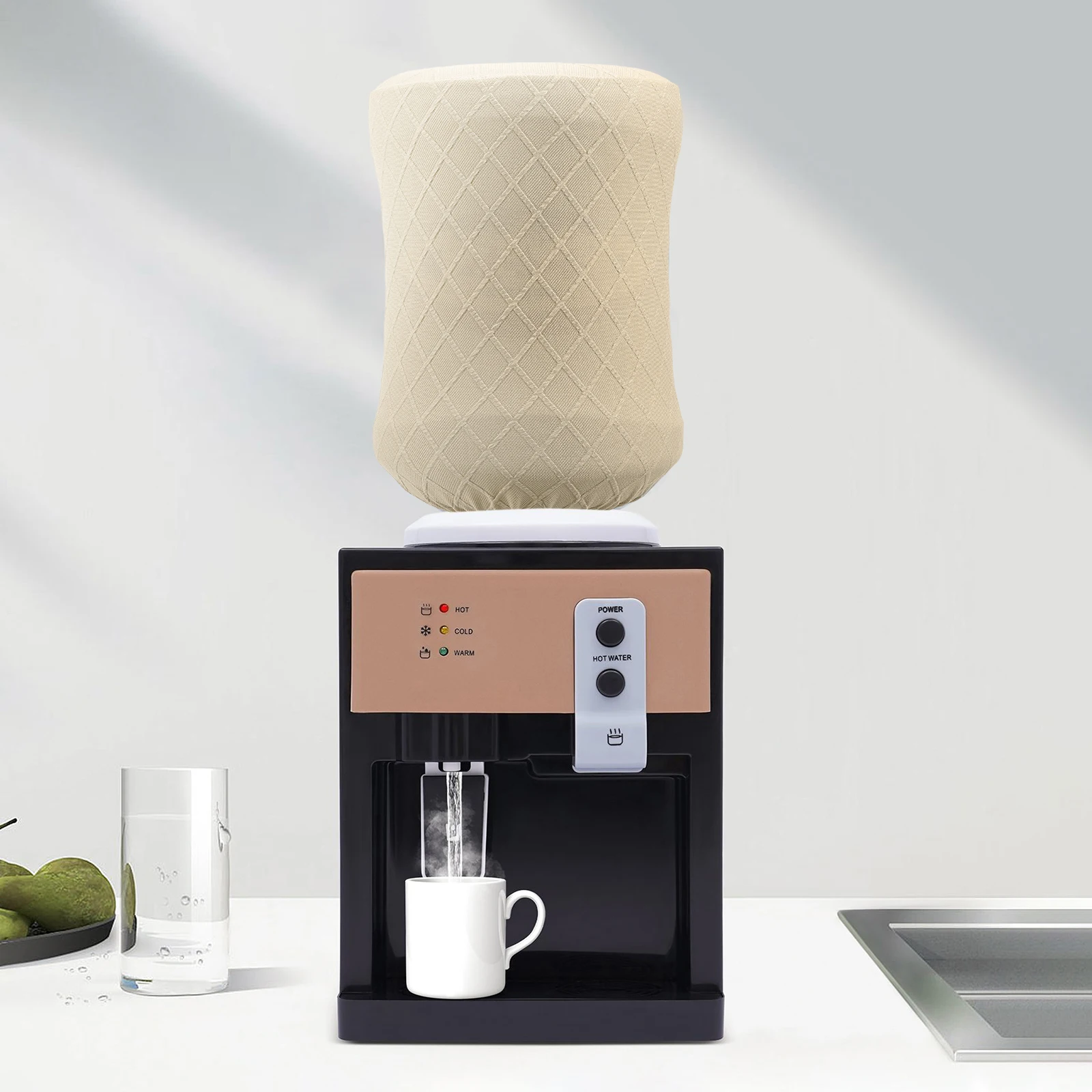 

Reusable Durable Water Dispenser Cover Elastic Sleeve Protective Water Bucket Cover Office Home Accessory Home Supply