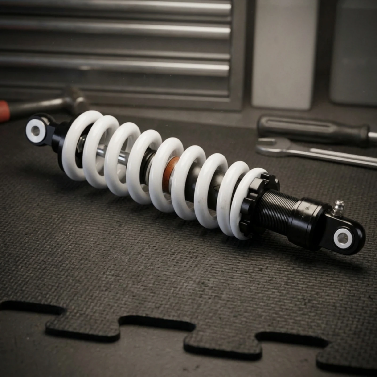 Motorcycle Shock Absorber Adjustable Coilover Shock Absorber Coil-over Damping System Damper Stable Universal Fit