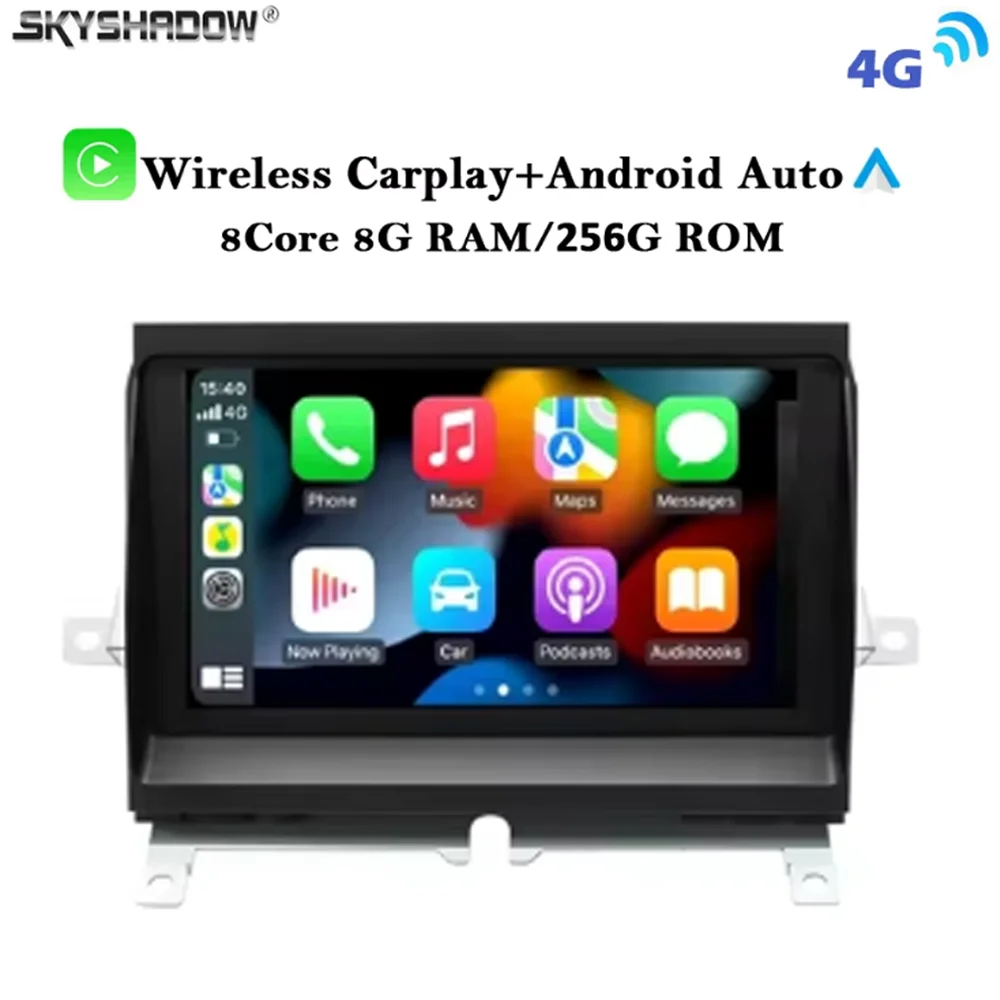 8G 128G CarPlay Android 12.0 Car Multimedia Player WiFi Navigation DSP Car Radio for Land Rover Discovery 3 LR3 L319 2004-2009