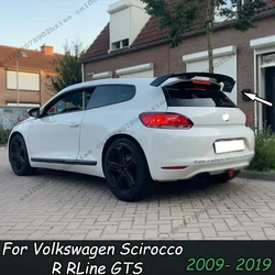 Rear Roof Lip Spoiler For Volkswagen Scirocco MK3 R RLine GTS 2009- 2017 MAXTON Style Rear Trunk Wing Tail Kit Roof Spoiler Lip