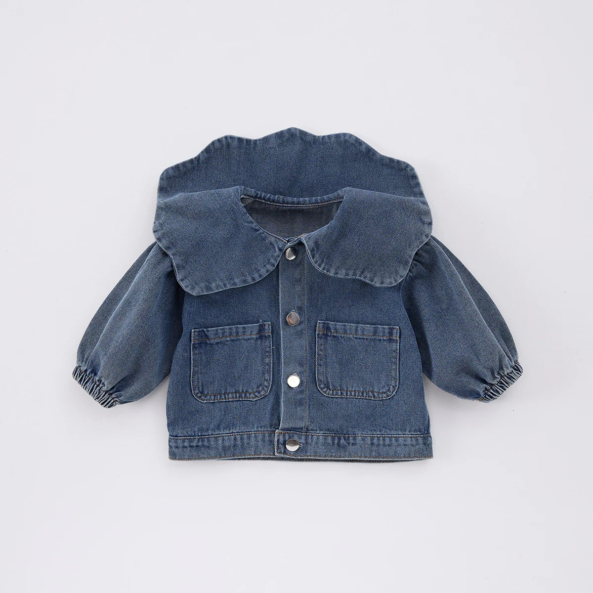 Girls' New Autumn Denim Jacket, Stylish Spring and Autumn Children's Clothing, Korean-Style Top for Little Girls