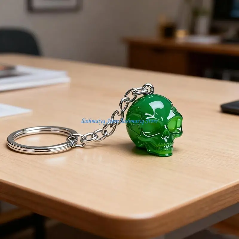 

573B Pack of 2 Skull Alien Silicone Molds for Resin Crafting Jewelry Making Projects