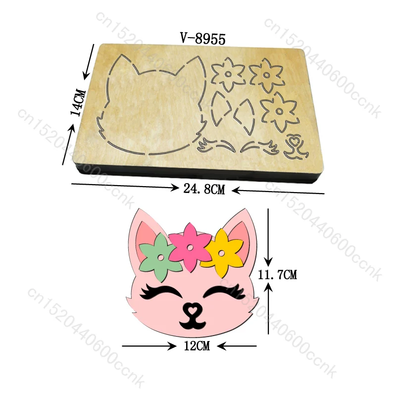 

Деревянные штампы для резки банта, новый скрапбукинг, несколько размеров, V-8955