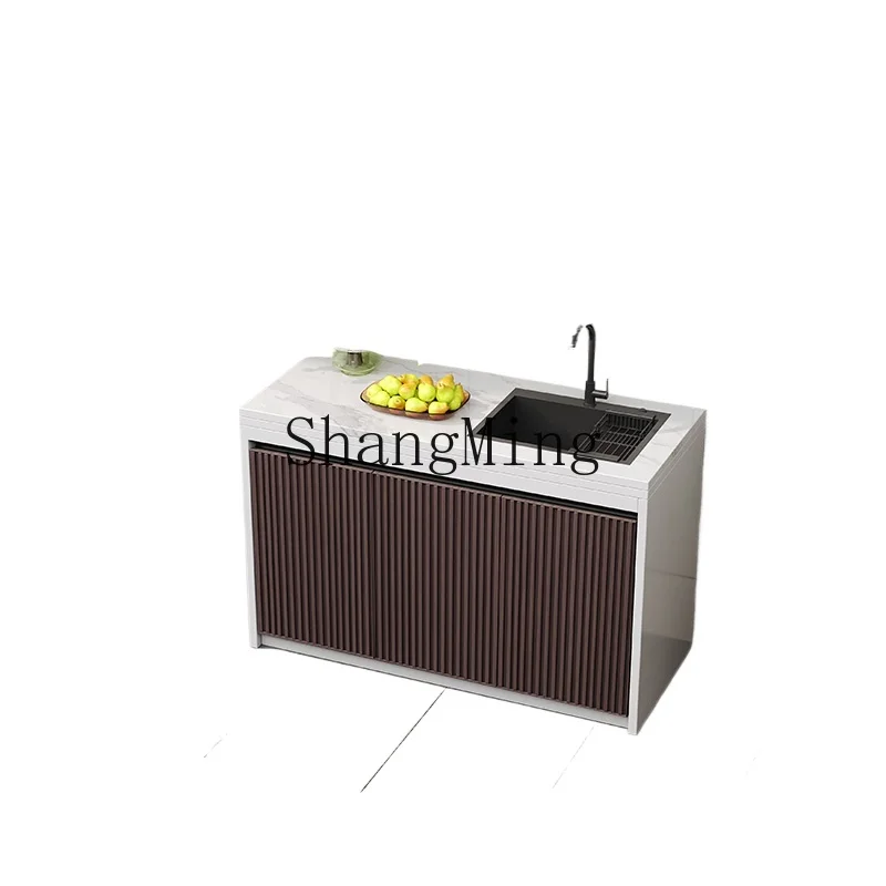 CL Slate Kitchen Vegetable Basin Household Locker Integrated Vegetable Basin Kitchen Cabinet