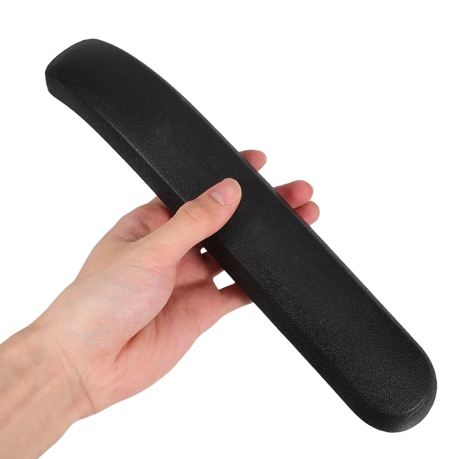 1 Pair Office Chair Armrests Round Tube Replacement Plastic Arm Pads Comfortable Support Rest Desk Chair Accessories Set