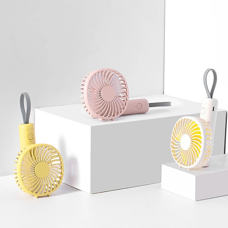 مروحة صغيرة محمولة باليد مع شحن USB ، مروحة صغيرة ، هدية لسكن المكتب ، جديدة