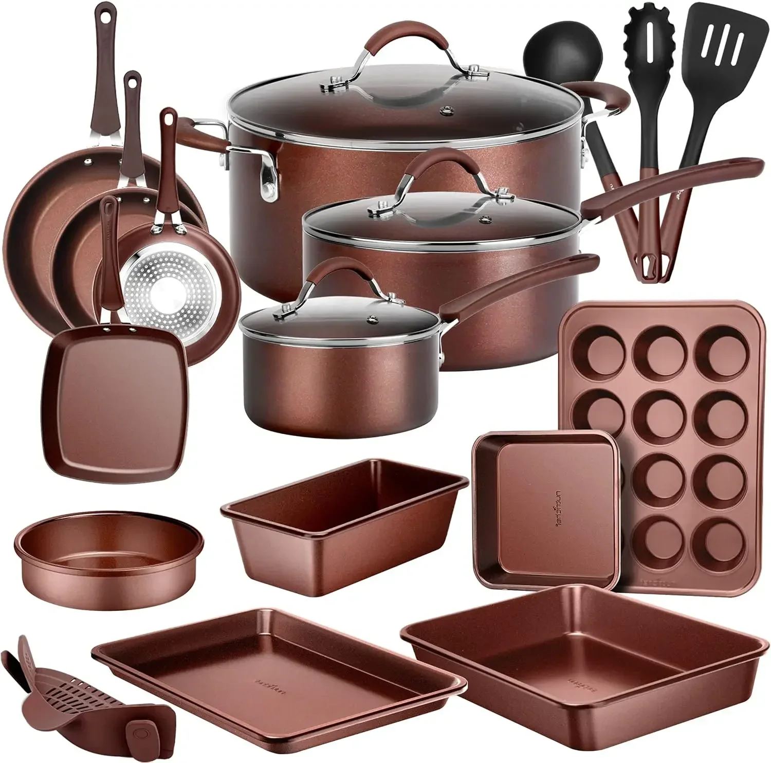 

Kitchenware -20 pieces Kitchen Baking Tools - Baking Utensils - Non-stick pans - Insulated Handles -66 discount