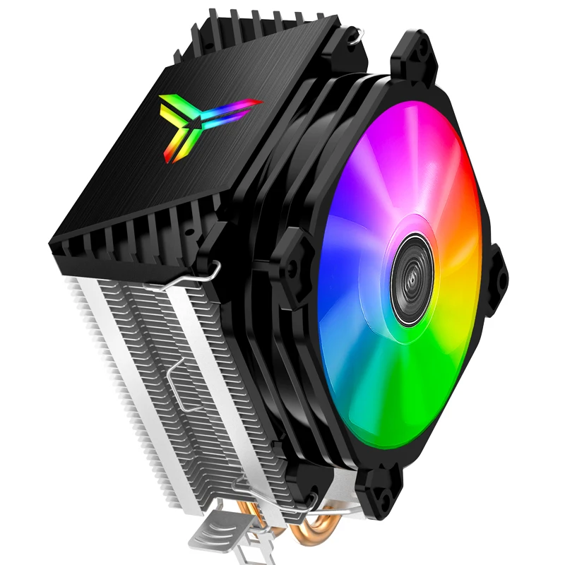 Jonsbo CR1200 CPU Cooler 2 Heat Pipe Tower RGB Colorful Light Effect 9cm Fan PC Radiator For LGA115X 1200 1700 AM4 AM5 image 3