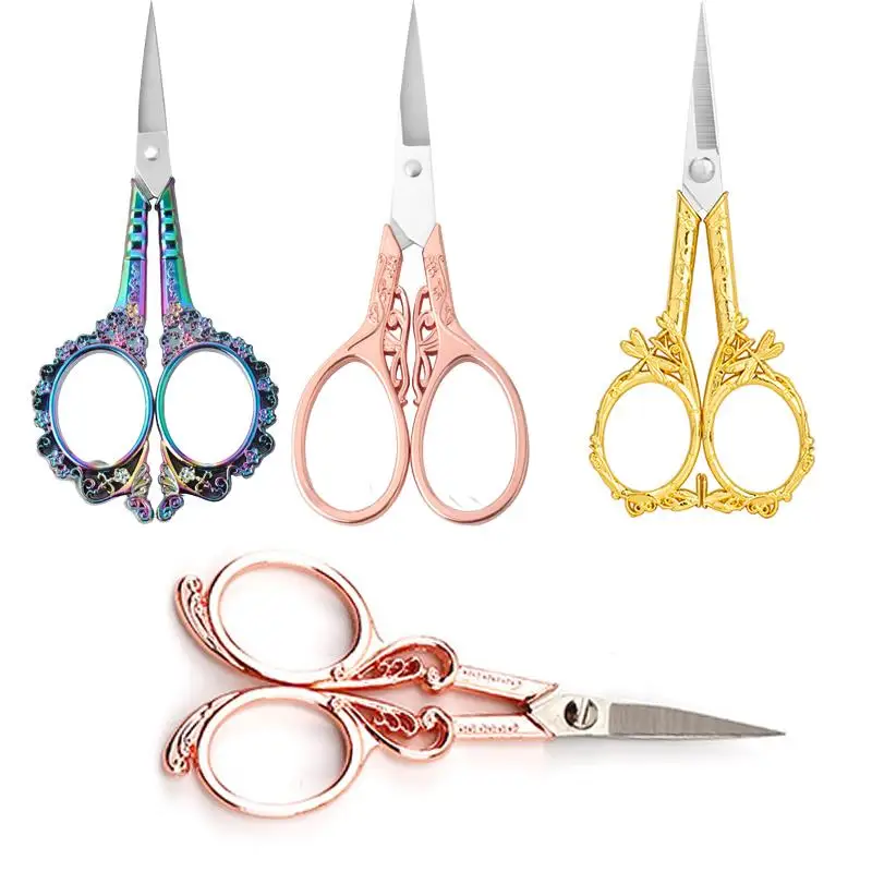 Stainless Steel Vintage Scissors Sewing Fabric Cutter Embroidery Scissors Tailor Scissor Thread Scissor Tools For Sewing Shears