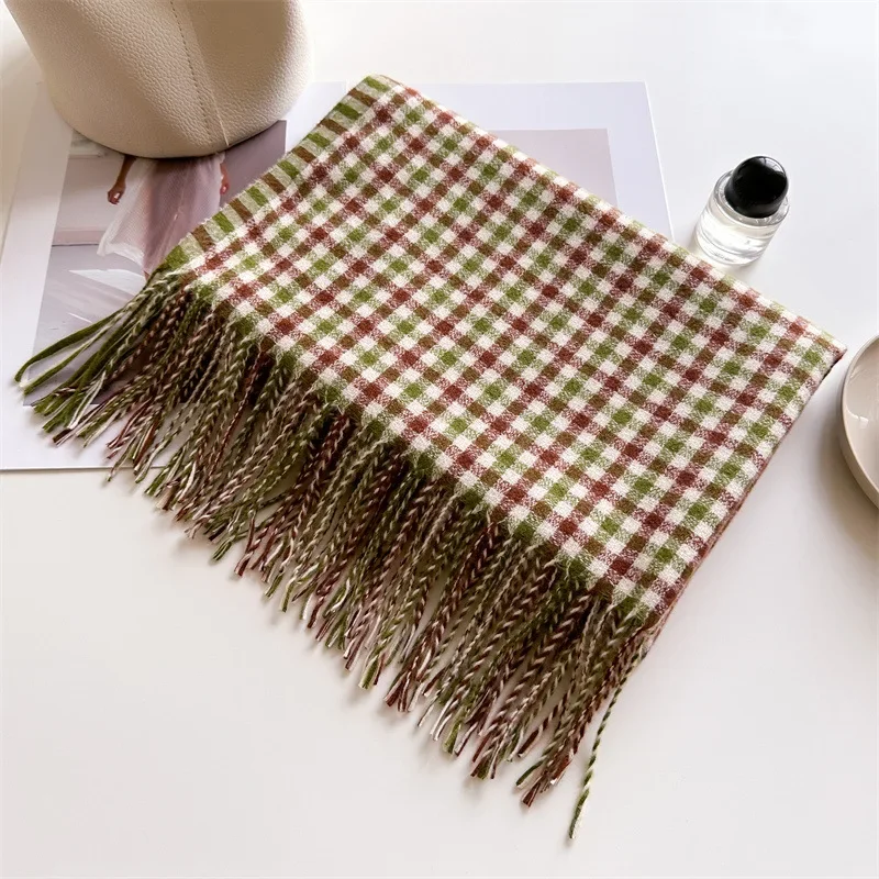 New Cashmere Imitation Fashion Scarf Wraps Men Women Autumn Winter Warm Scarves Unisex Thickening Shawl Neckerchief Accessories