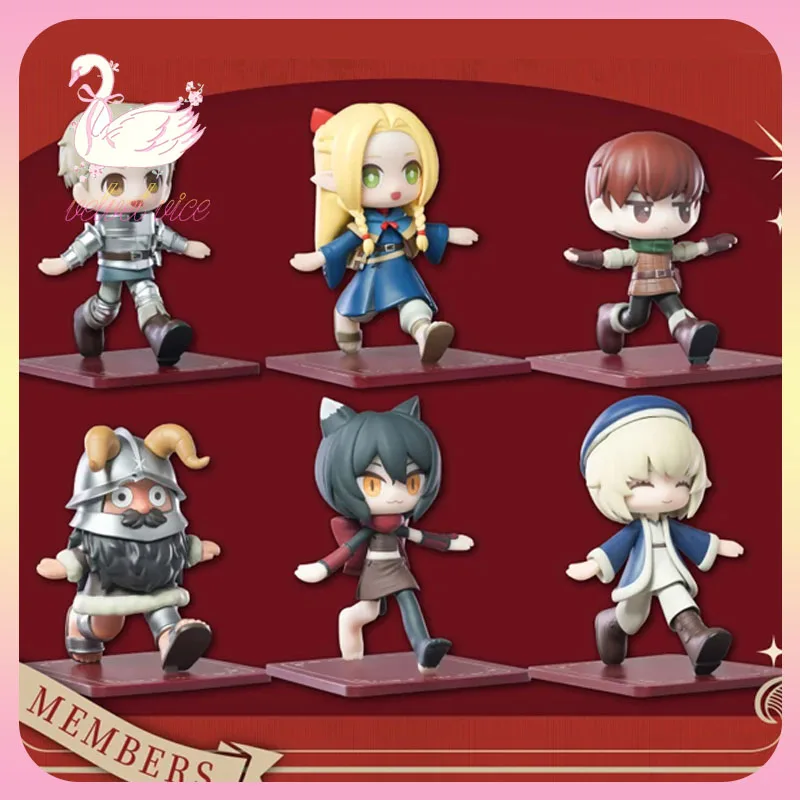 

Original Delicious in Dungeon Hand in Hand Series Blind Box Marcille Anime Figure Cute Mini Ornament Collect Toys Girl Boys Gift