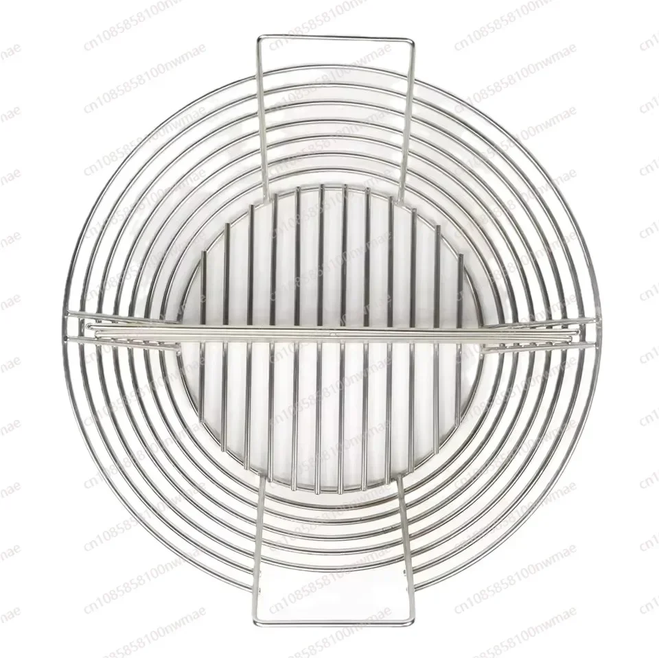 Stainless steel carbon basket, charcoal for barbecue, with partition carbon plate, outdoor barbecue leakage net, stainless steel