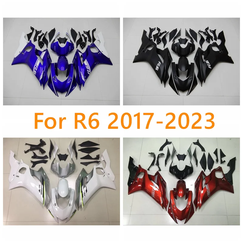 Custom Injection Fairing Kits for YAMAHA 2017 2018 2019 YZFR6 YZF R6 2020 2021 2022 2023 YZF600 600CC Body Rebuild Aftermarket