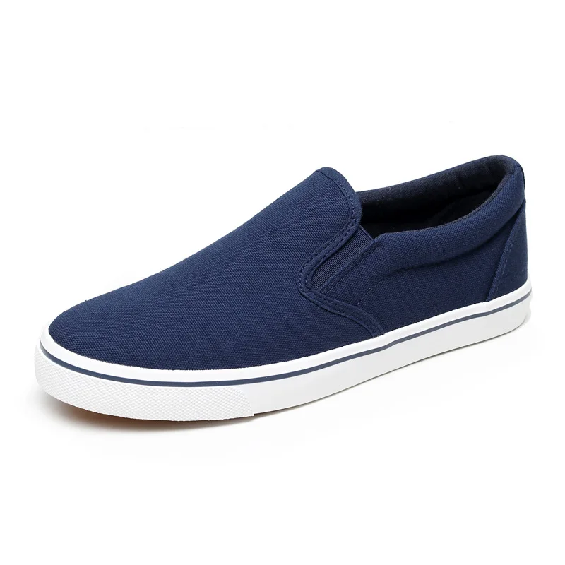 New Autumn Blue and White Casual Canvas Shoes Trend Flat Low-top Slip-on Shoes Men\'s Women\'s Work Shoes Sneakers Designer Shoes