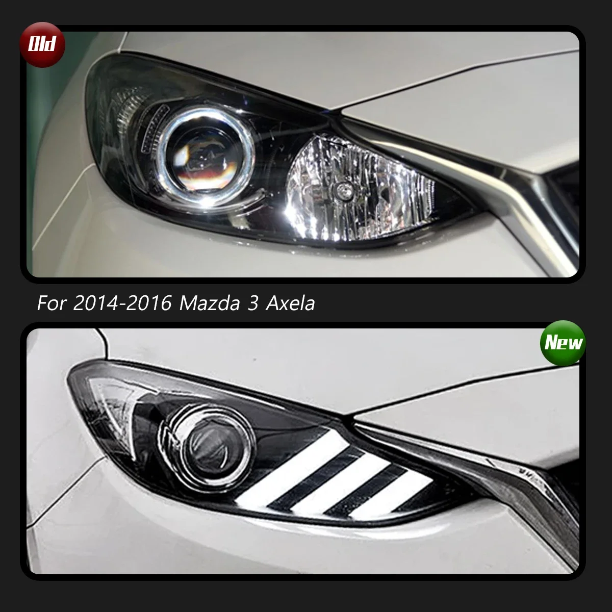 

Автомобильные фары TYPY для Mazda 3 Axela, фары 2014-2016, светодиодные фары для проектора, дневные ходовые огни, автомобильные аксессуары