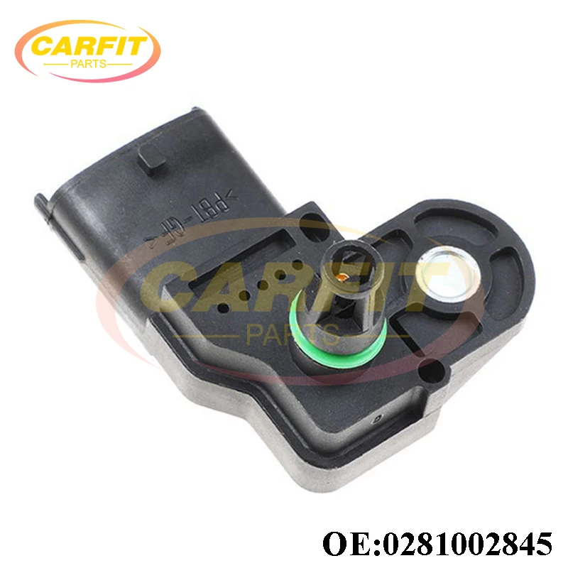 OEM 0281002845 Intake Manifold Pressure Sensor For Opel Vauxhall Astra GTC H J Corsa Insignia Meriva Zafira SAAB 9-3 Auto Parts