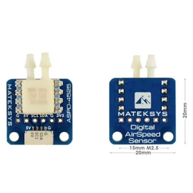For Matek Systems ASPD-4525 Digital Airspeed Sensor Flight Controller Remote Control FPV Racing Aircraft Fixed Wing Drone Parts