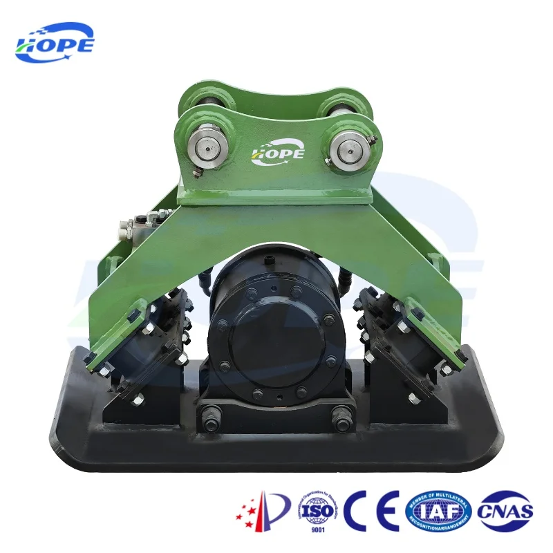 Excellent Hydraulic Vibrating Plate Compactor with Clutch Platform for 5-9T Excavators 2000 RPM Durable Soil Compaction