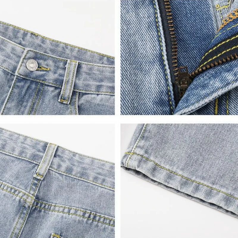 ジーンズ女性だぶだぶ S-5XL ウォッシュデニムカップルオールマッチ韓国スタイルルーズストリートシンプルシックなファッションレジャーヴィンテージ Vaqueros