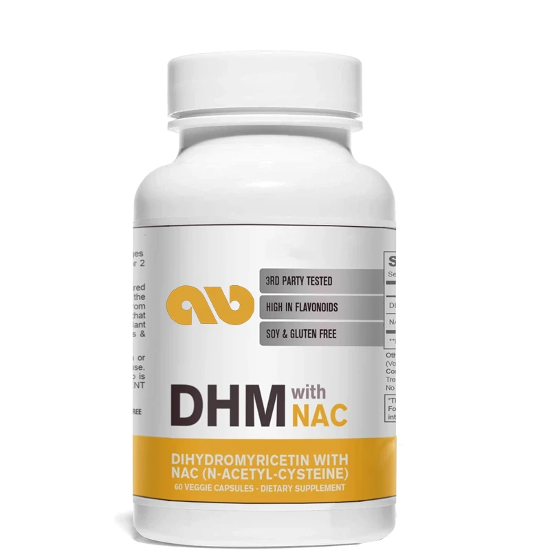 Dihydromycin DHM contains NAC-60 capsules - maximum strength dietary supplement for liver support and moisturization