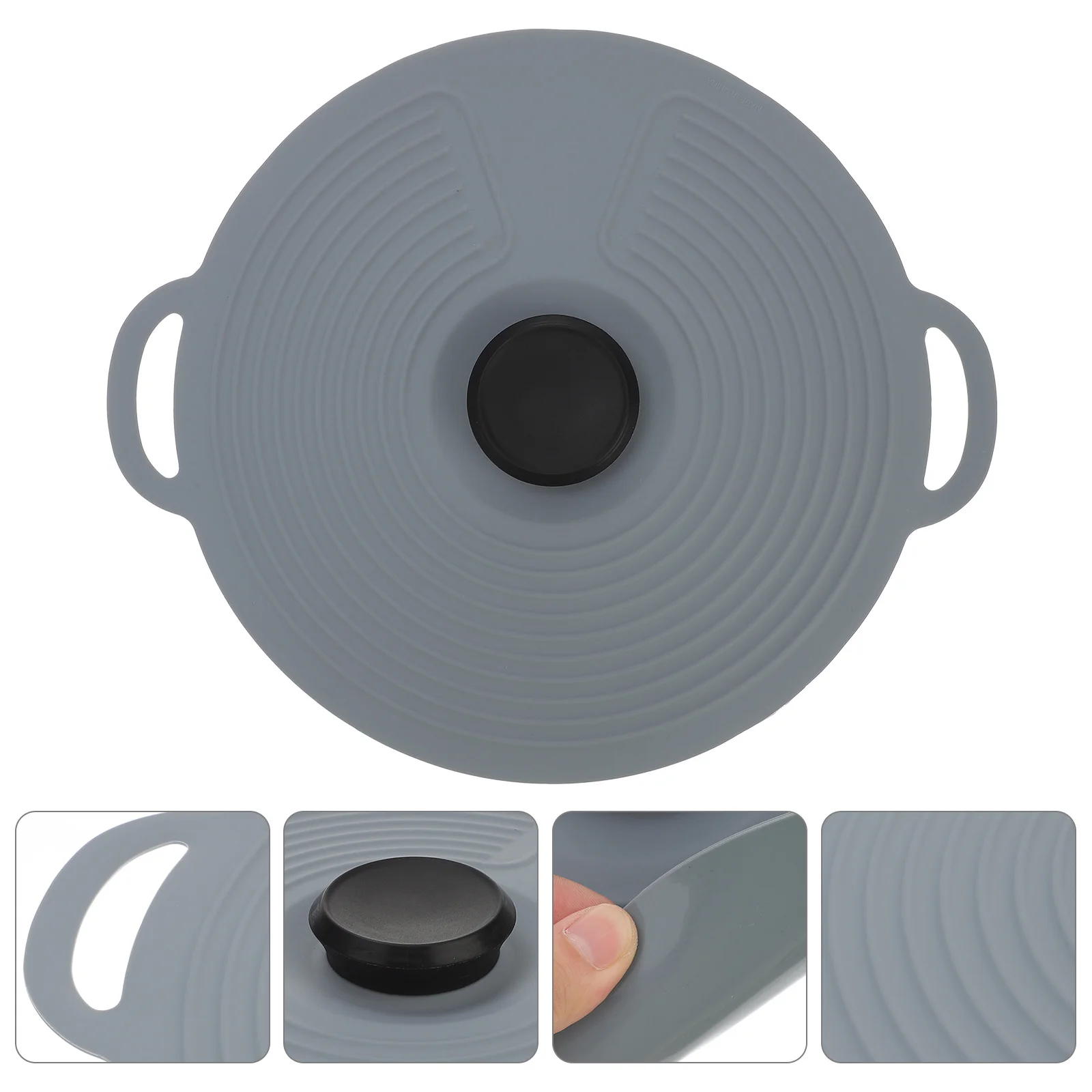 

1Pcs Silicone Pot Lid Airtight Reusable Kitchen Food Container Cover Heat Insulation Fresh-Keeping Seal Lid