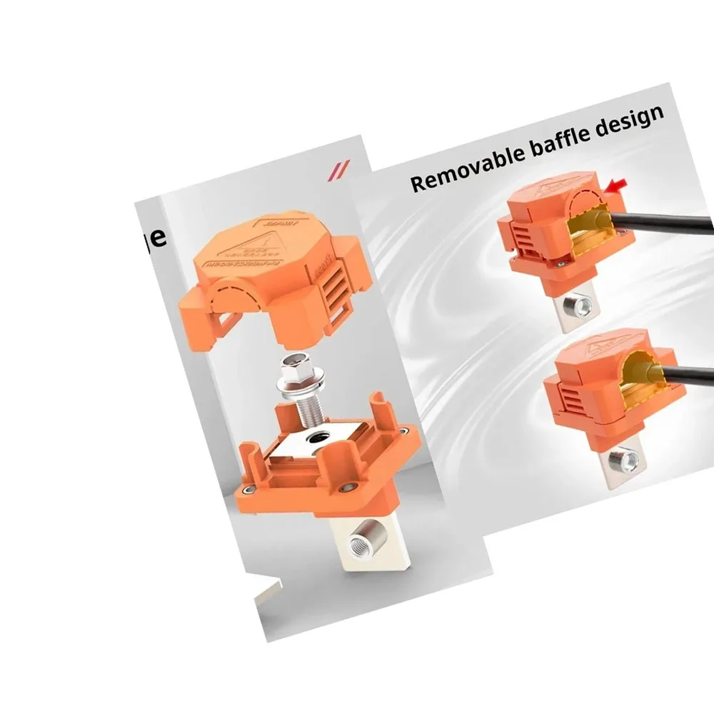 

​Energy Storage Terminal 300A High Current Power Battery Connector Quick Insertion Energy High Current Power Supply Connector
