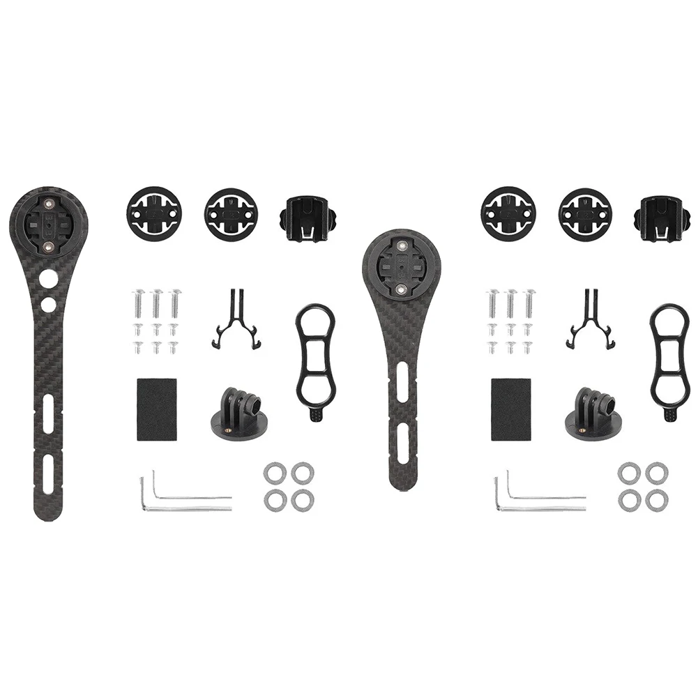 Carbonfaser-Rennrad-Stoppuhr- und Tachometerhalterung, Fahrrad-Tachometerhalter für Garmin Bryton