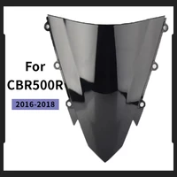 Parabrisas de doble burbuja para motocicleta Honda CBR500R CBR 500 R 500R 2016 2017 2018, accesorios, Deflector de carenado