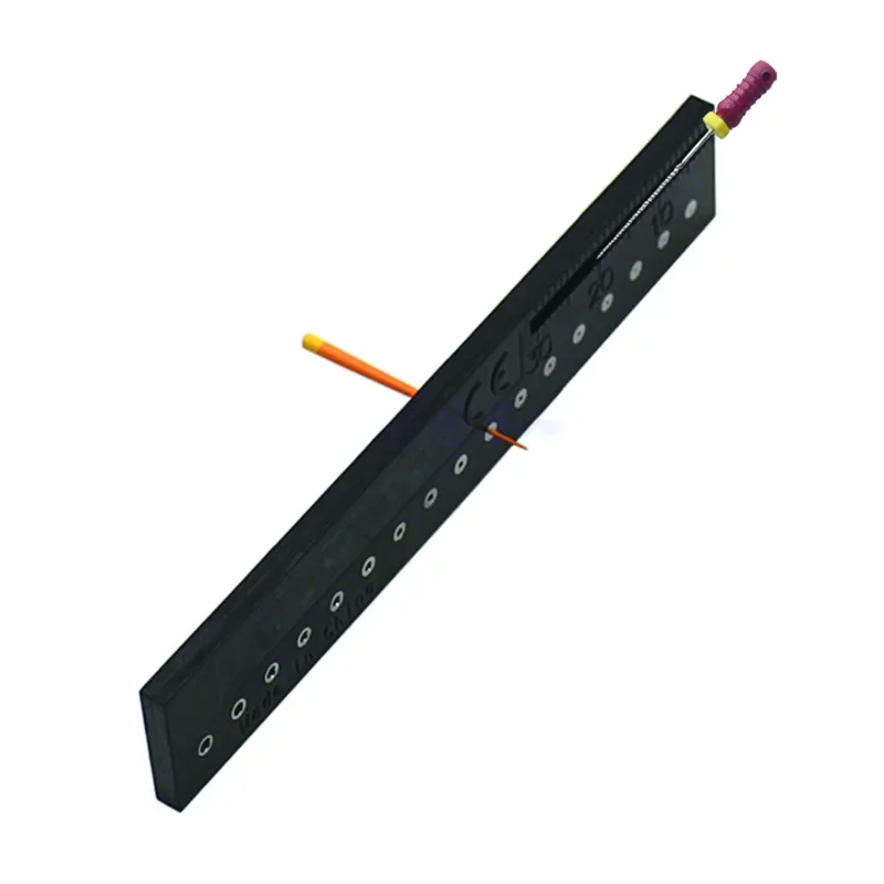 1 Steel Hole High-pressure Sterilization Measuring Tool, Groove Point Measuring Ruler Measuring Best Tools s.