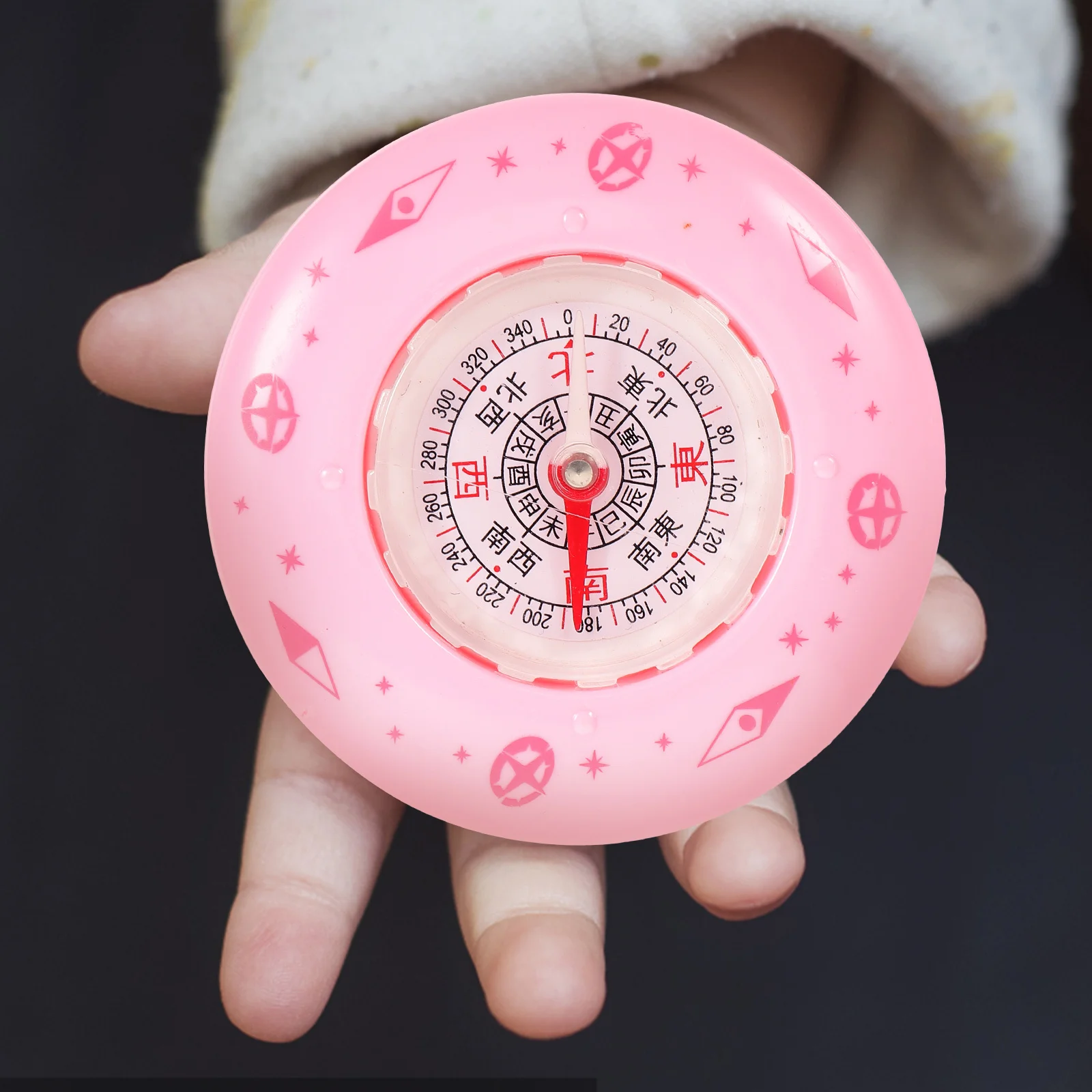 1 قطعة المحمولة المدمجة في الهواء الطلق للمشي التخييم الملاحة طالب العلوم تجربة القراصنة البوصلة خريطة البوصلة #6