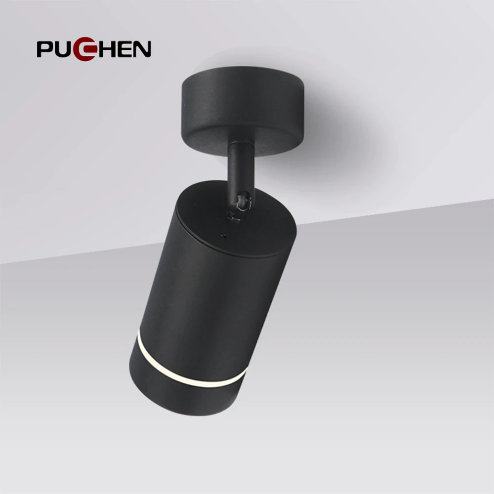 Puchen – Spot lumineux en aluminium givré de Style nordique minimaliste, ampoule non incluse, en acrylique, pour Bar, fête, étude, salle à manger