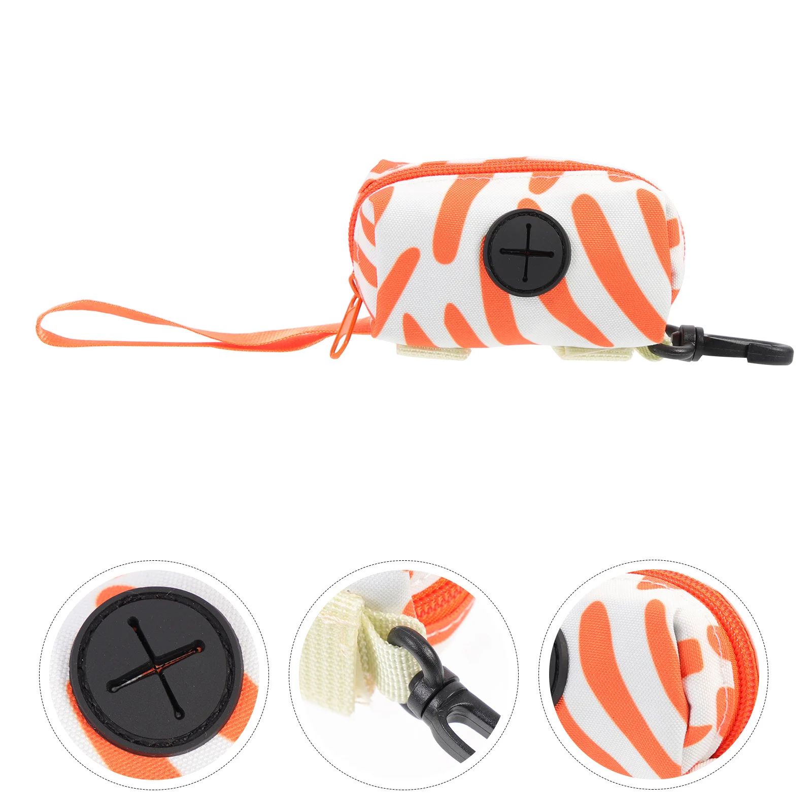 

Compact Poop Bag Holder Lightweight Breathable Material Easy to Carry for Pet Owners Daily Use Outdoor Activities