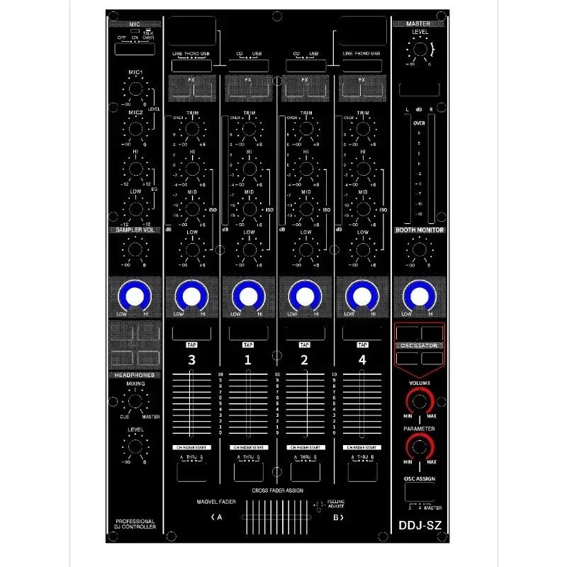 FOR  pioneer DDJ-SZ film controller multi-color optional protection panel fully enclosed scratch-proof waterproof