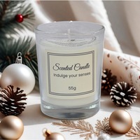 Aromatherapy Candle Premium Gift Box Glass Handmade Soy Wax Smokeless Creative Aromatherapy Candle Companion Gift