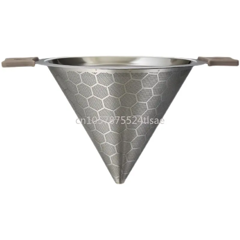 

Tea Filter 304 Food Grade Stainless Steel Tea Automatic Filter Commercial Ultra-fine Dense Binaural