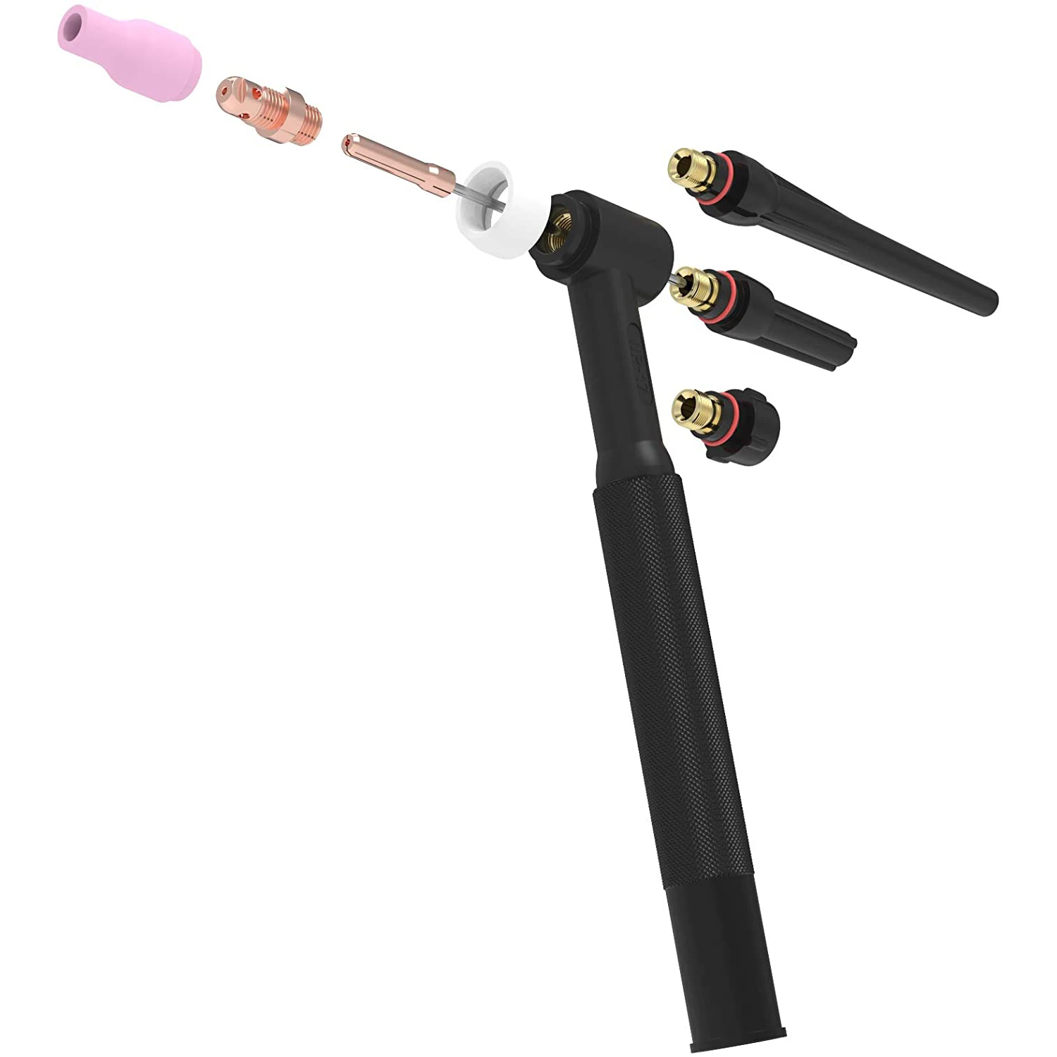 AB33-71Pcs TIG Torch Stubborn Gas Lens 12 Glass Set For WP-17/18/26 TIG Welding Accessory Kit