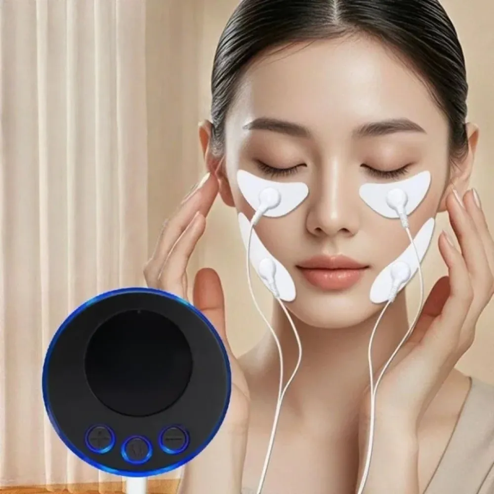 Electric EMS Facial Massager USB Charging Lifting Firming Face Lift Device Eye Beauty Skin Tightening V-Shaped Face Tool