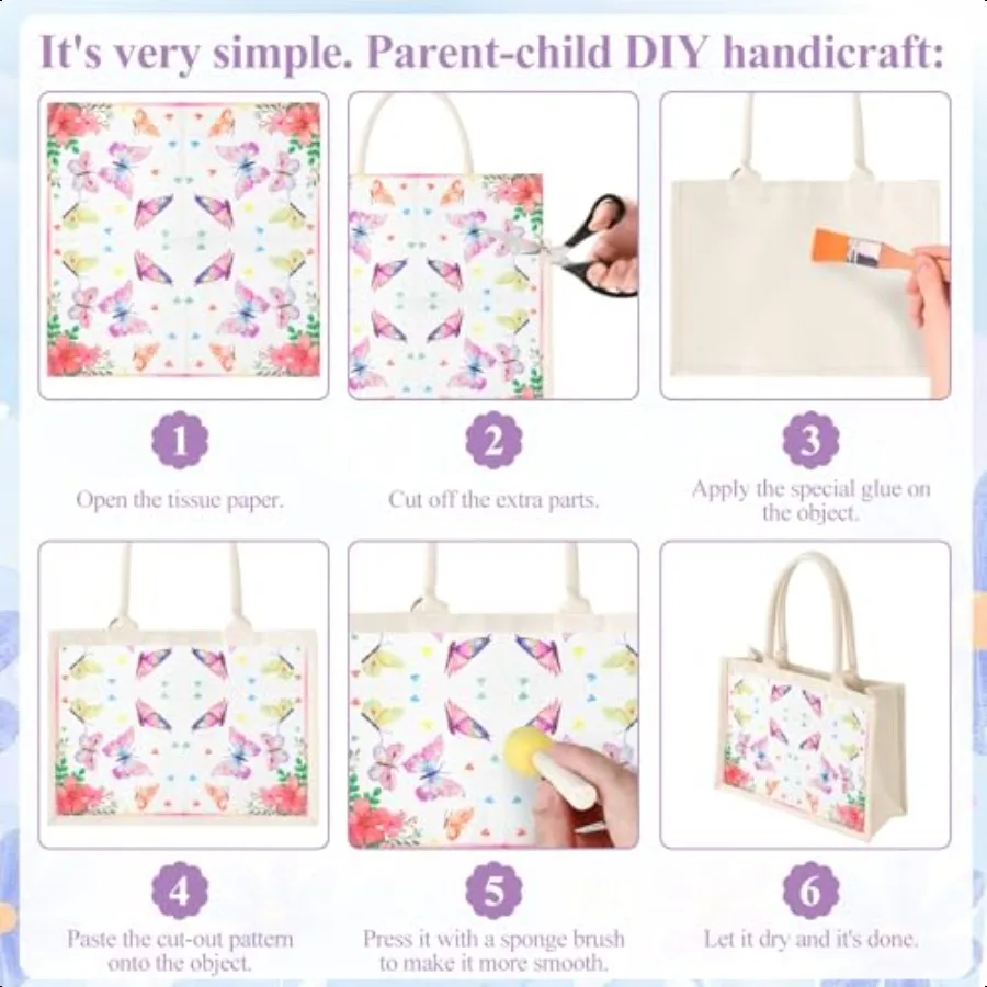 الأزهار Decoupage المناديل الورقية 20 حزمة 20 أنماط متنوعة الزخرفية كوكتيل المناديل DIY بها بنفسك تجمع حفلة عيد ميلاد الزفاف با