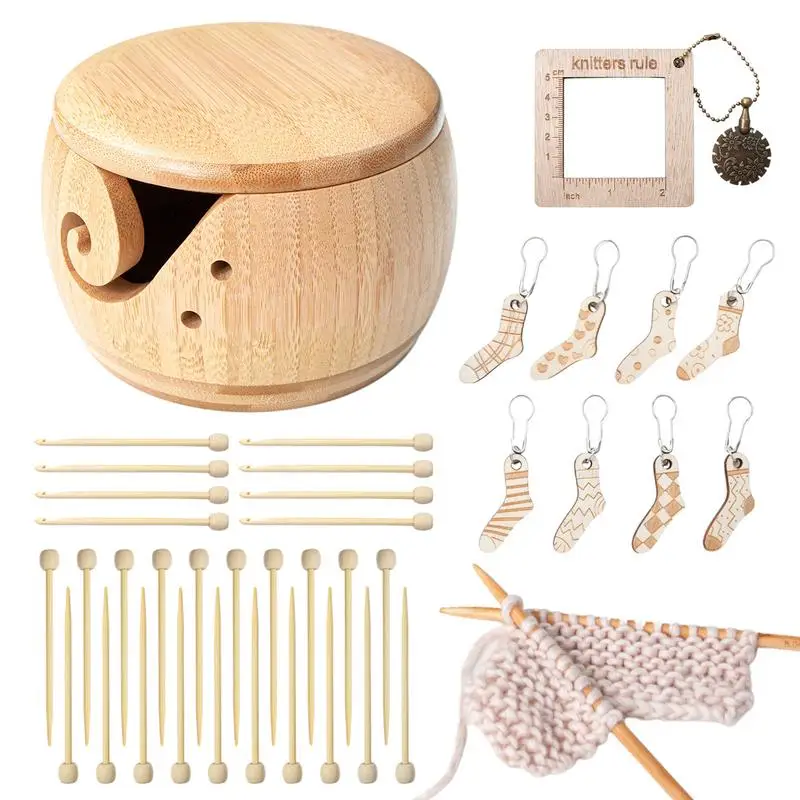 

Держатель для пряжи ручной работы, держатель для хранения шерсти для вязания, портативная миска для хранения пряжи, держатель для вязания шерсти для начинающих