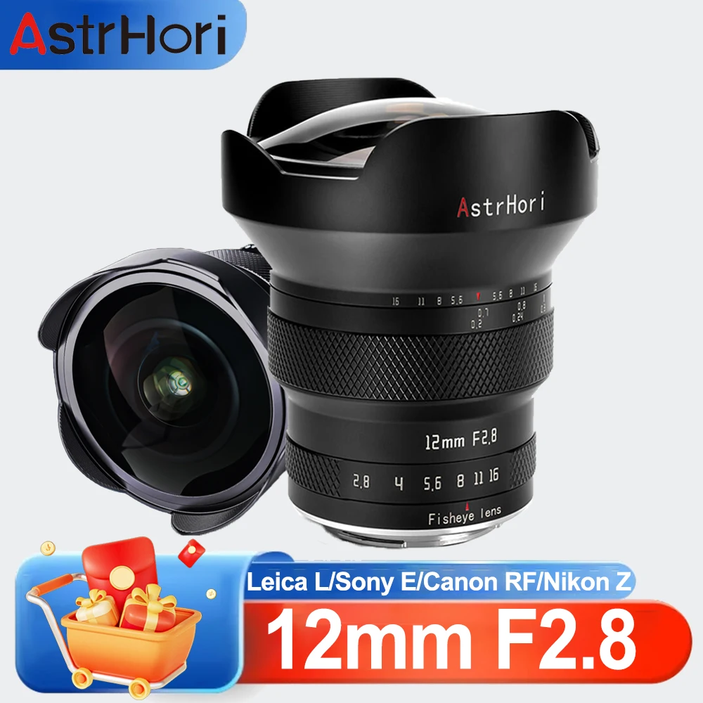 

AstrHori 12mm F2.8 Полнокадровый сверхширокоугольный объектив типа «рыбий глаз» для астрофотографии с креплением Sony E, Nikon Z, RF, L-mount