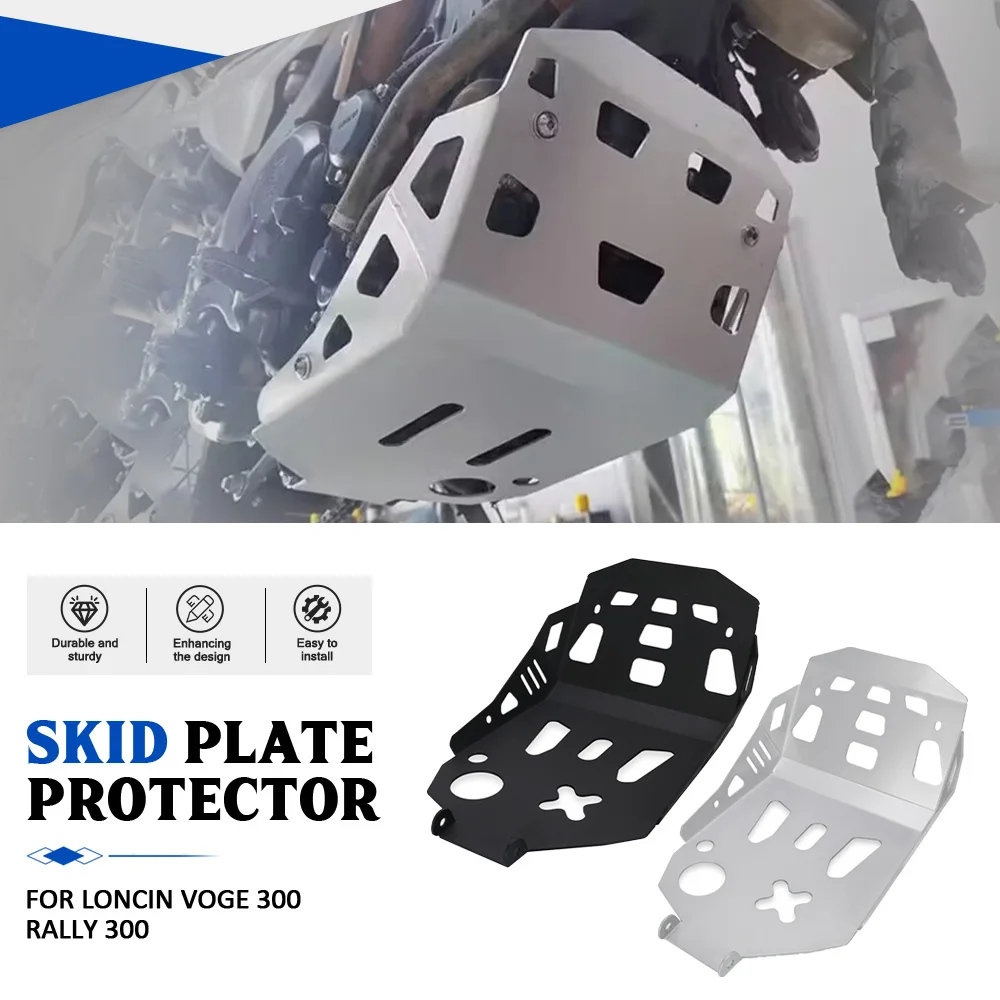 

For Voge Valico 300 Rally 2023-2024-2025 Motorcycle Engine Skidplate Cover Chassis Under Guard Skid Plate Belly Pan Protector