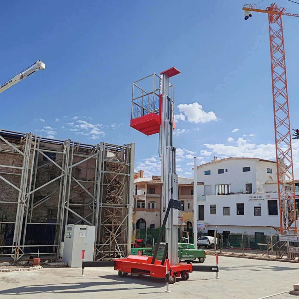 Indoor & Outdoor Small Aluminum Alloy Lift New Mobile Lifting Platform For High Altitude Work