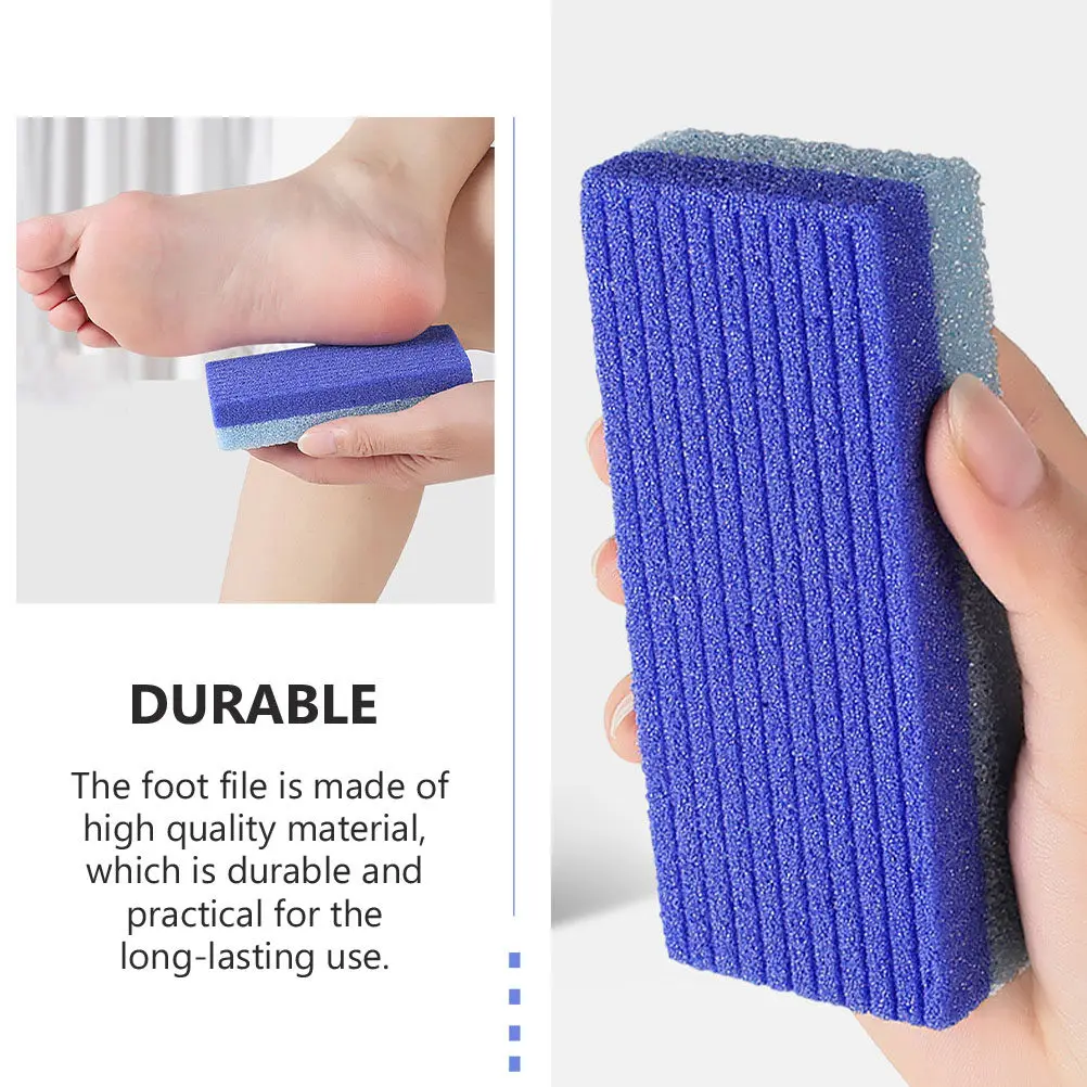 2Pcs Foot Skin File Scrubber Professional Pedicure Tool for Callus Removal Exfoliating Trimmer Lightweight Washable Foot Care