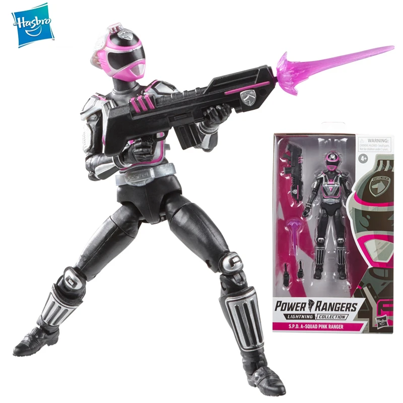 

Hasbro Power Rangers Lightning Collection S.p.d. A-Squad Pink Ranger 6 Inch Scale Action Figure Original Model Toy