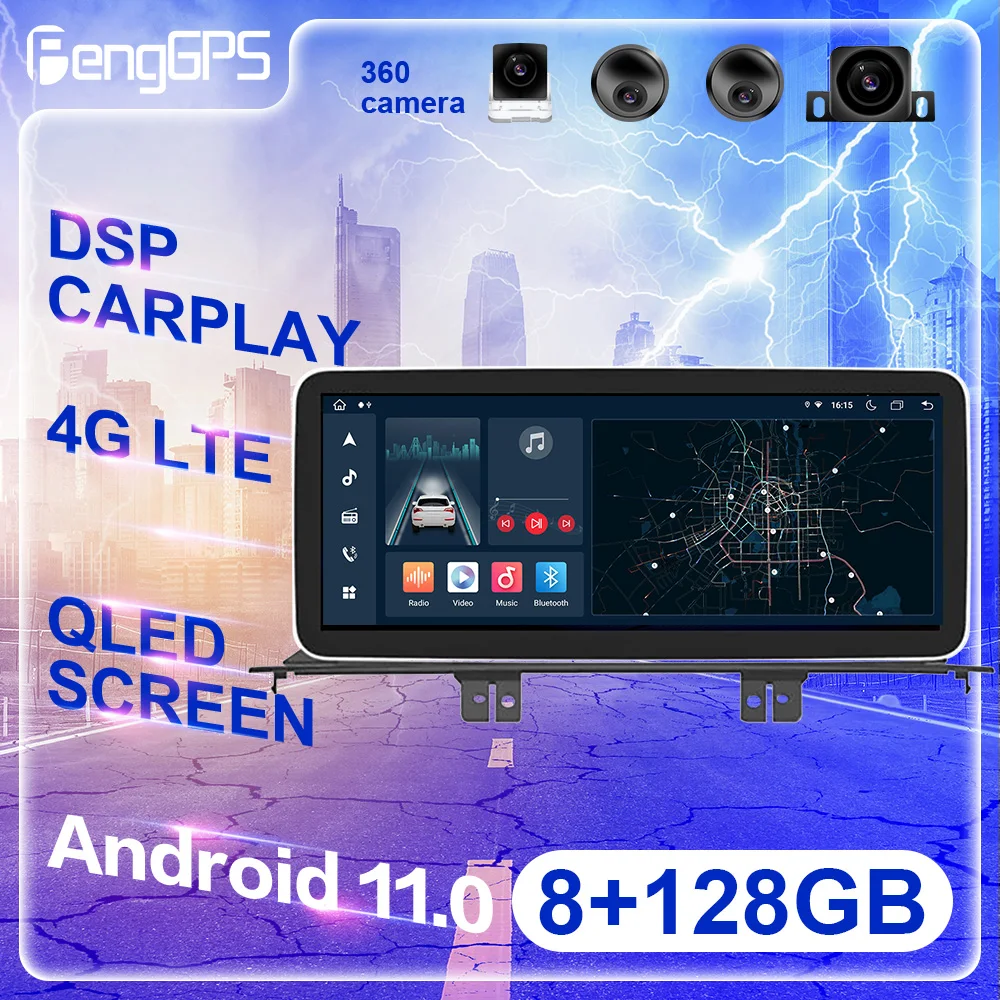 

12,3 дюймовый Android 11,0 авто для Honda Accord 2014-2017 автомобильный мультимедийный плеер GPS навигация автомобильное радио стерео головное устройство Carplay